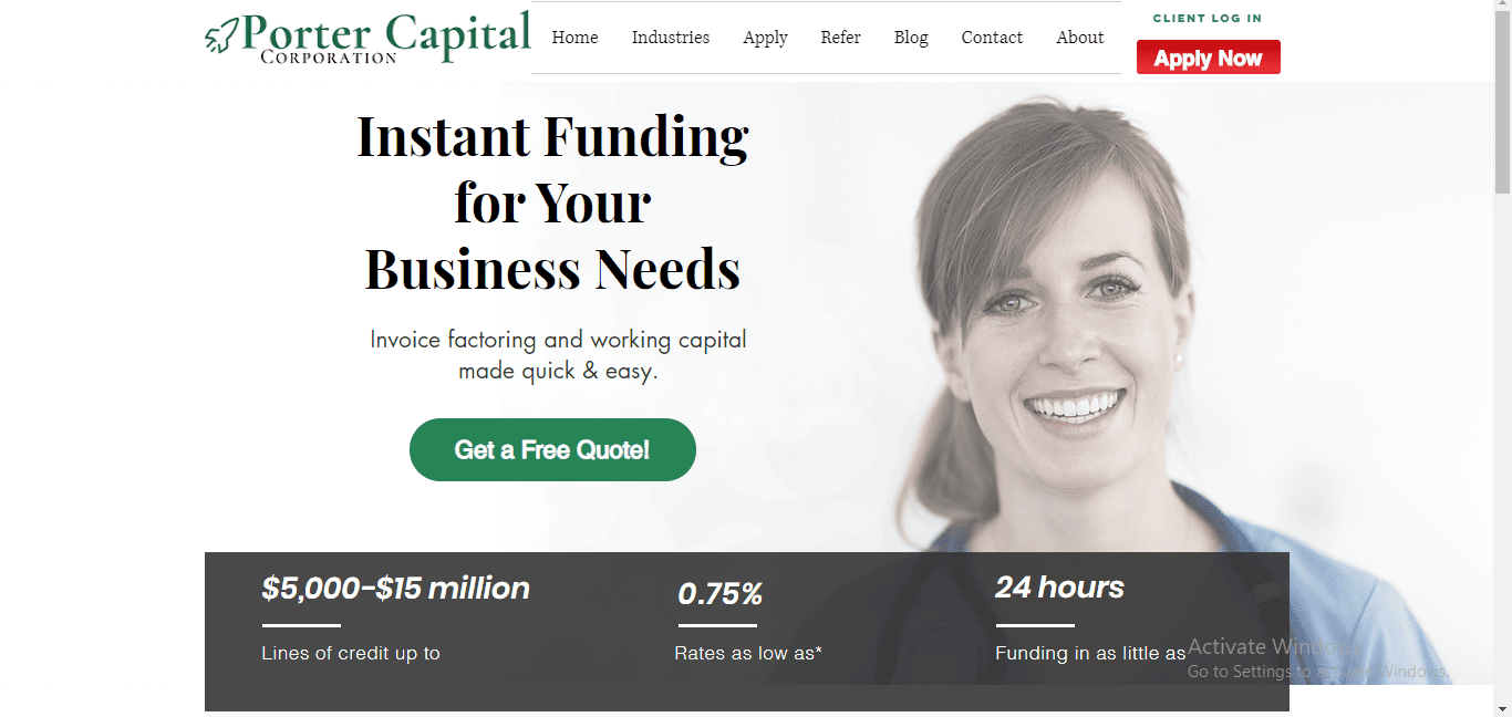 Porter Capital (Financial Services Platform) — project preview image