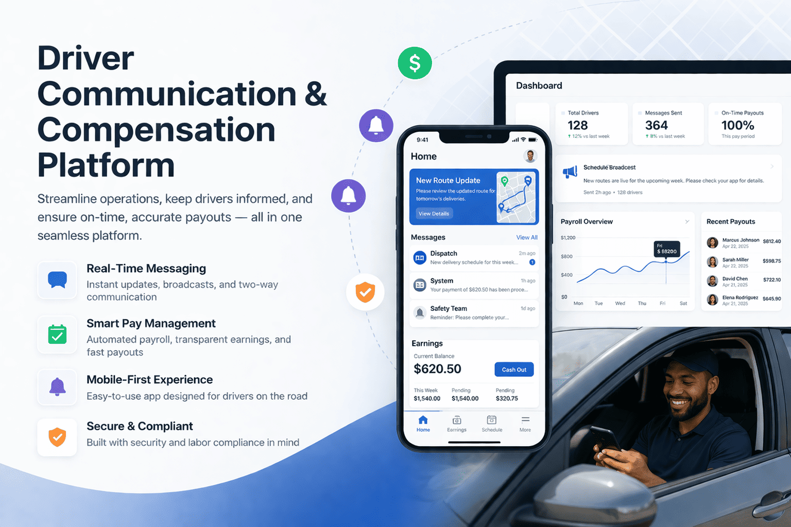 Driver Communication & Compensation Platform — project preview image